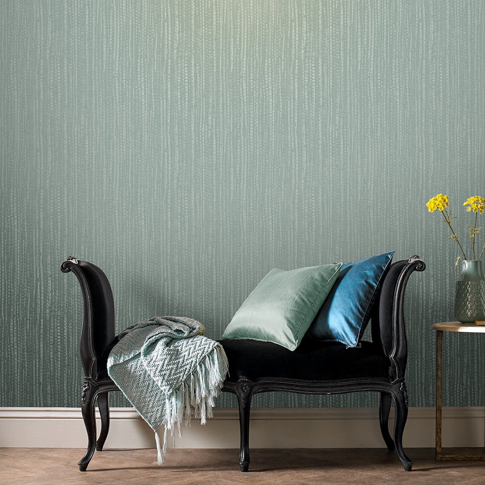 Bamboo Texture Wallpaper 104728 by Graham & Brown in Green